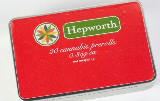 Hepworth Pre-Rolls | .35g Each 20 Pack | Purple Bubble Sherbert