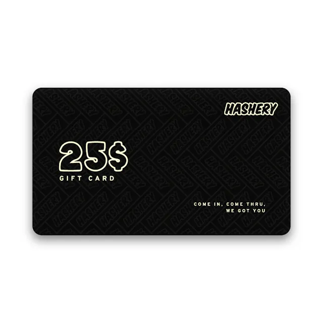 Hashery $25 Gift Card (hybrid, gift cards, 25g)