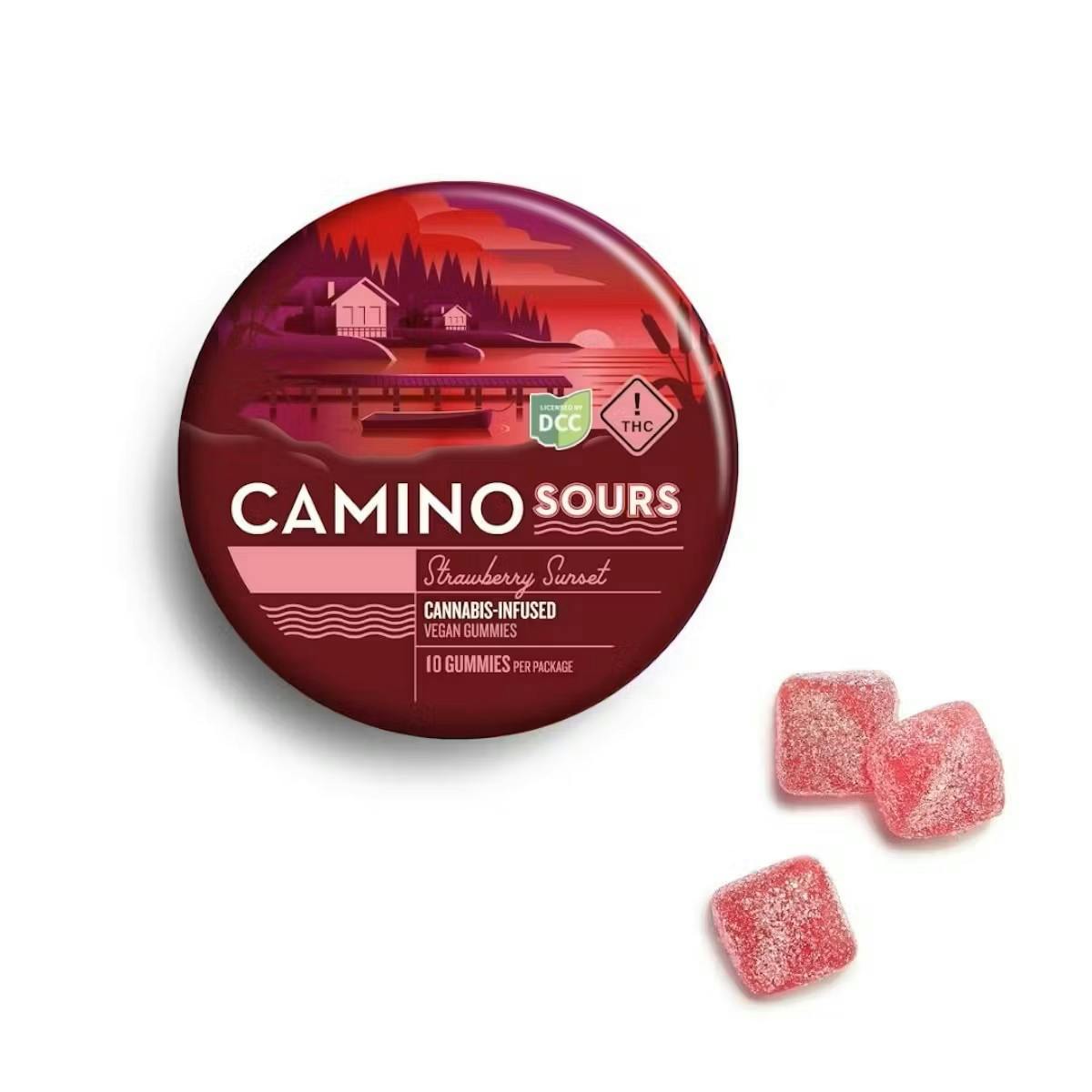 Product: CAMINO SOURS | STRAWBERRY SUNSET | 200MG