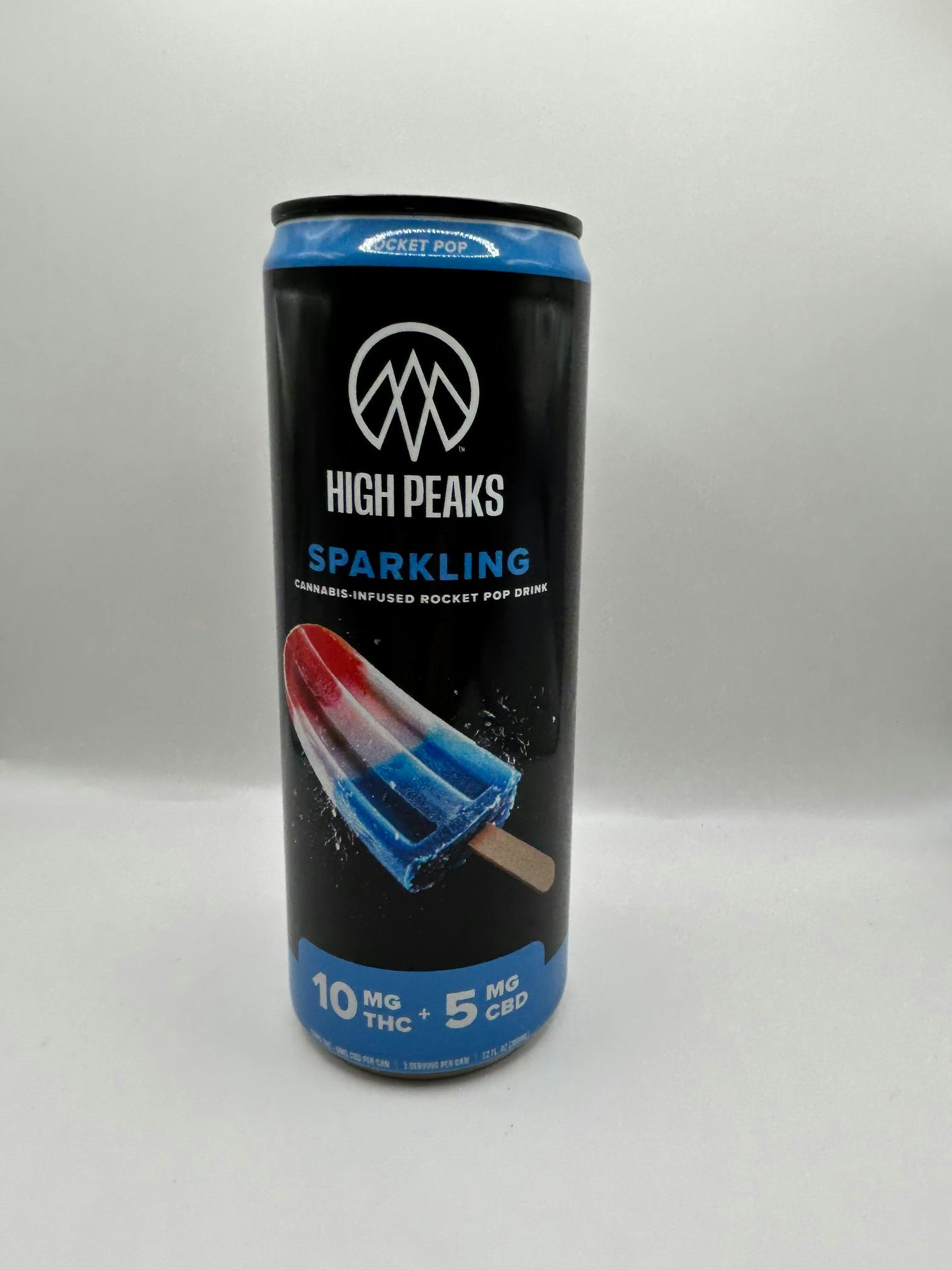 Photo of High Peaks – Sparkling Rocket Pop 12oz 10mg THC/5mg CBD