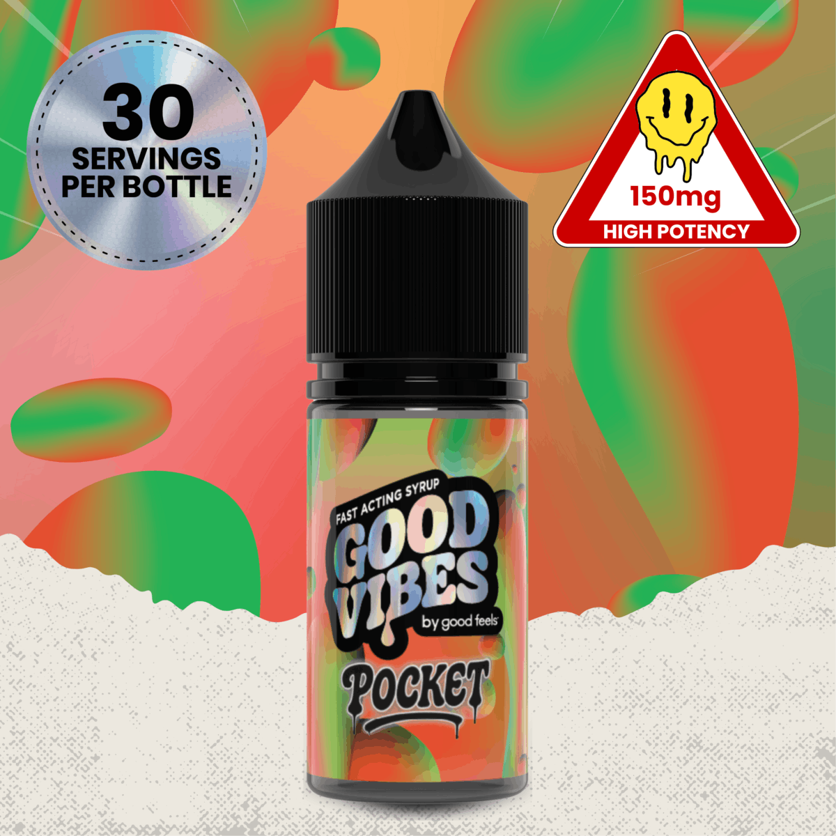 Photo of Watermelon Pocket Size Liquid Gummies Tincture | 150mg