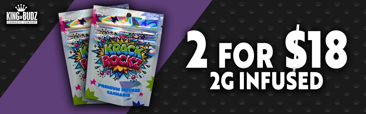 Krack Rocks 2g Infused Prepack - 2/$18