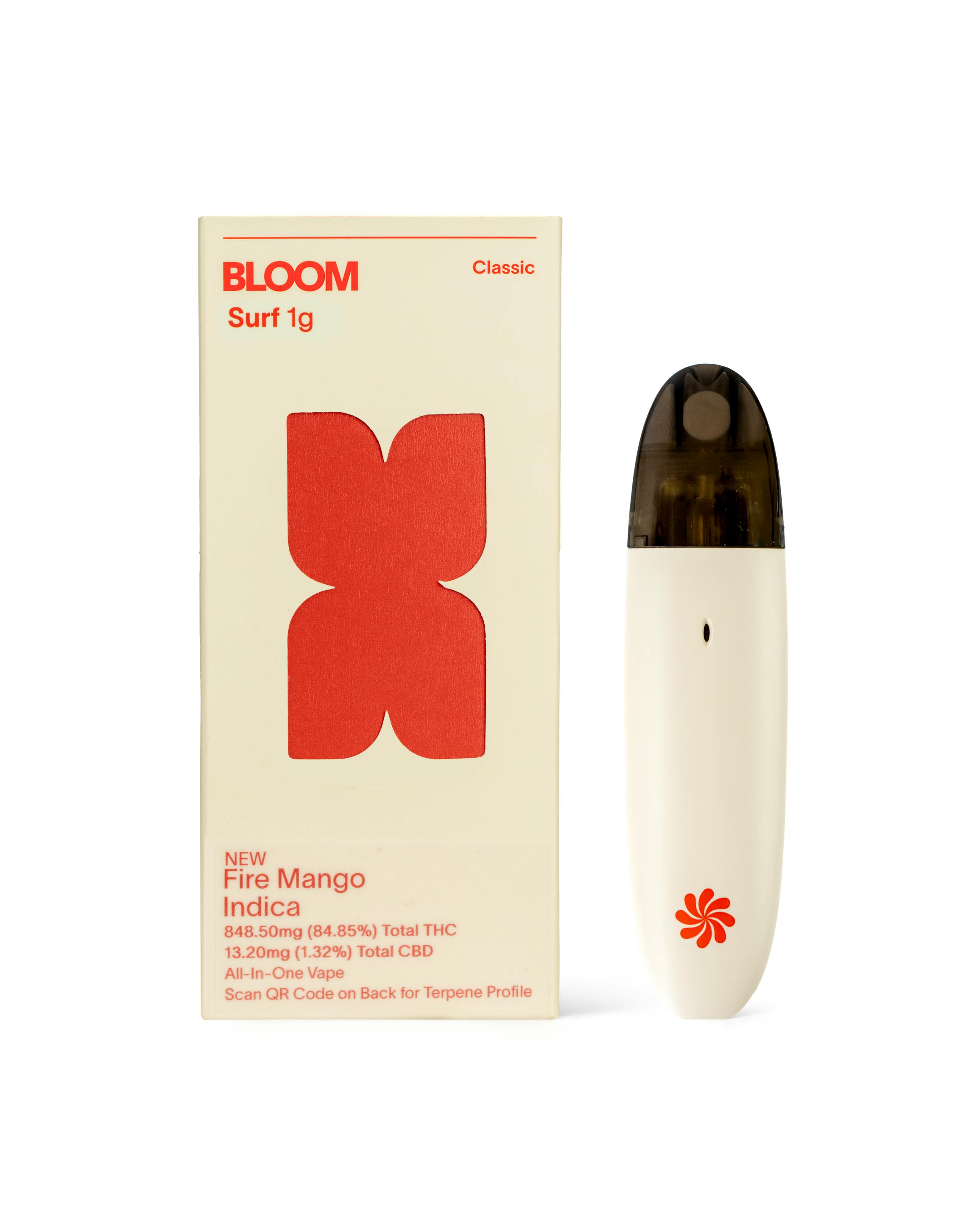 bane inhale vape Shop BLOOM Surf Classic FIRE MANGO | AIO in New York