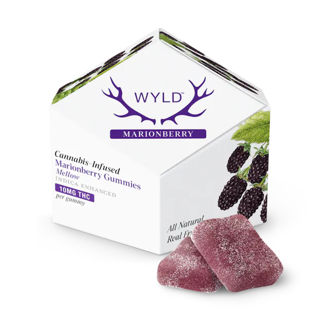 Wyld Gummies Marionberry 10pk/100mg (indica, 2.8g)