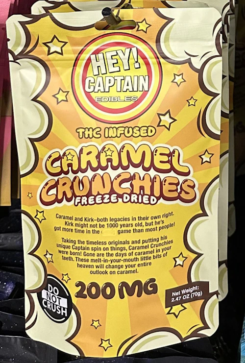 Hey Captain - 200mg Freeze Dried - Caramel Crunchies