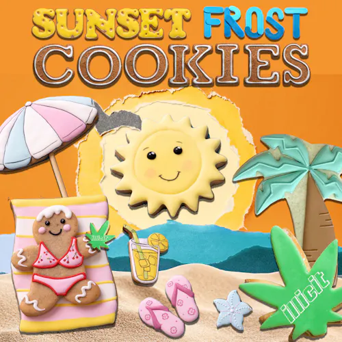 Sunset Frost Cookies Live Resin Disposable Vape 1g-2