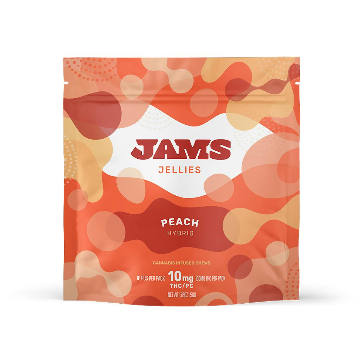 Image of Peach | 100mg Gummies (10mg/10pk)