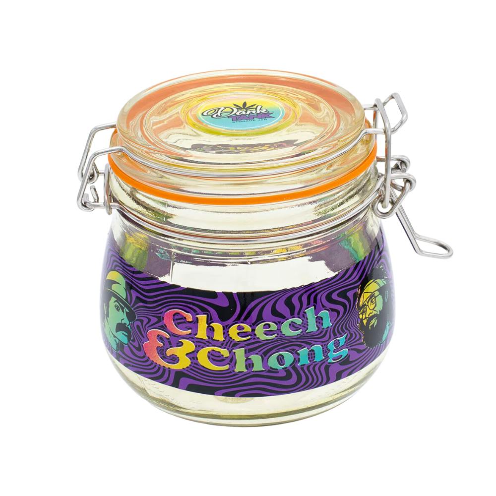 Cheech & chong - dank tank airtight glass jar - yellow