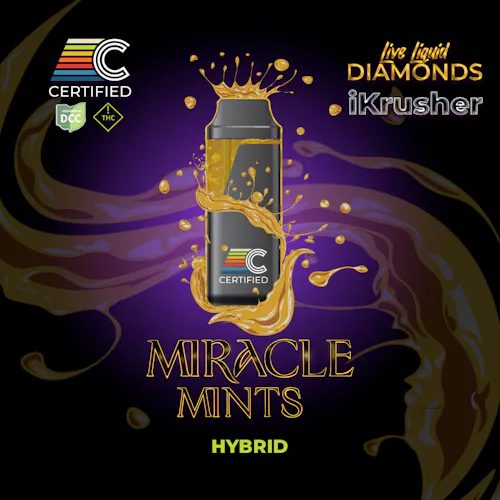 Certified: Miracle Mints – LLD iKrusher Disposable 1g-active