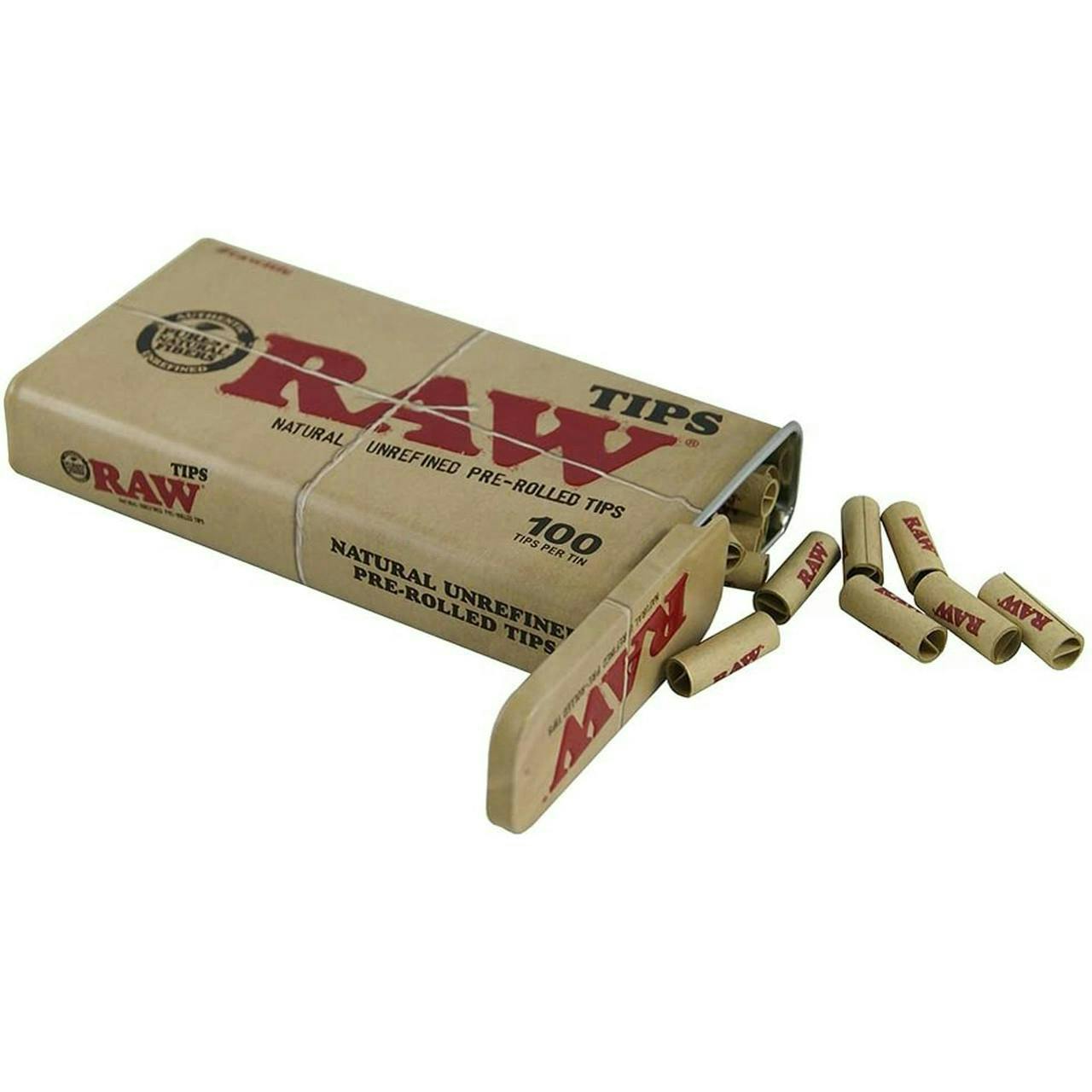 RAW - PRE-ROLLED TIPS - 100PK