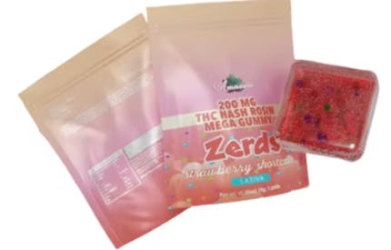 Amnesia Bliss Bites - Strawberry Shortcake - 200mg Live Rosin Gummy