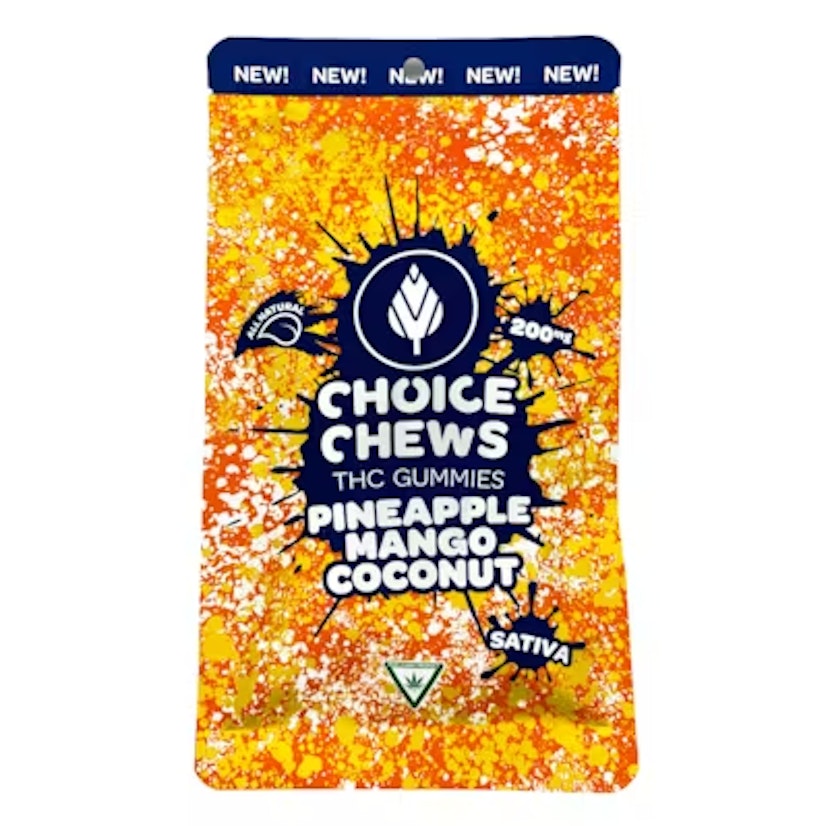 Choice | 200mg Gummies | Pineapple Mango Coconut