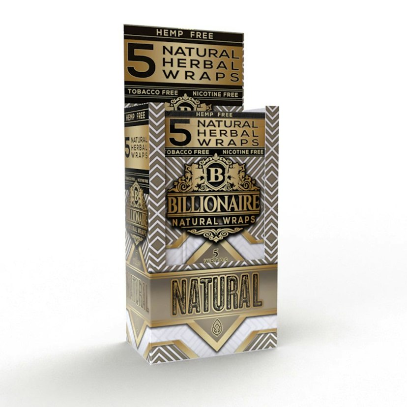 Billionaire Hemp Free Herbal Wrap 5pk