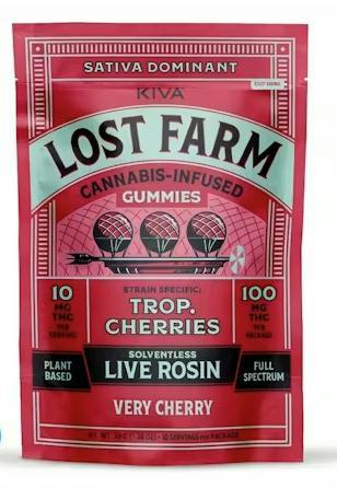 Lost Farm Edible Gummies Live Rosin Very Cherry x Tropicana Cherries