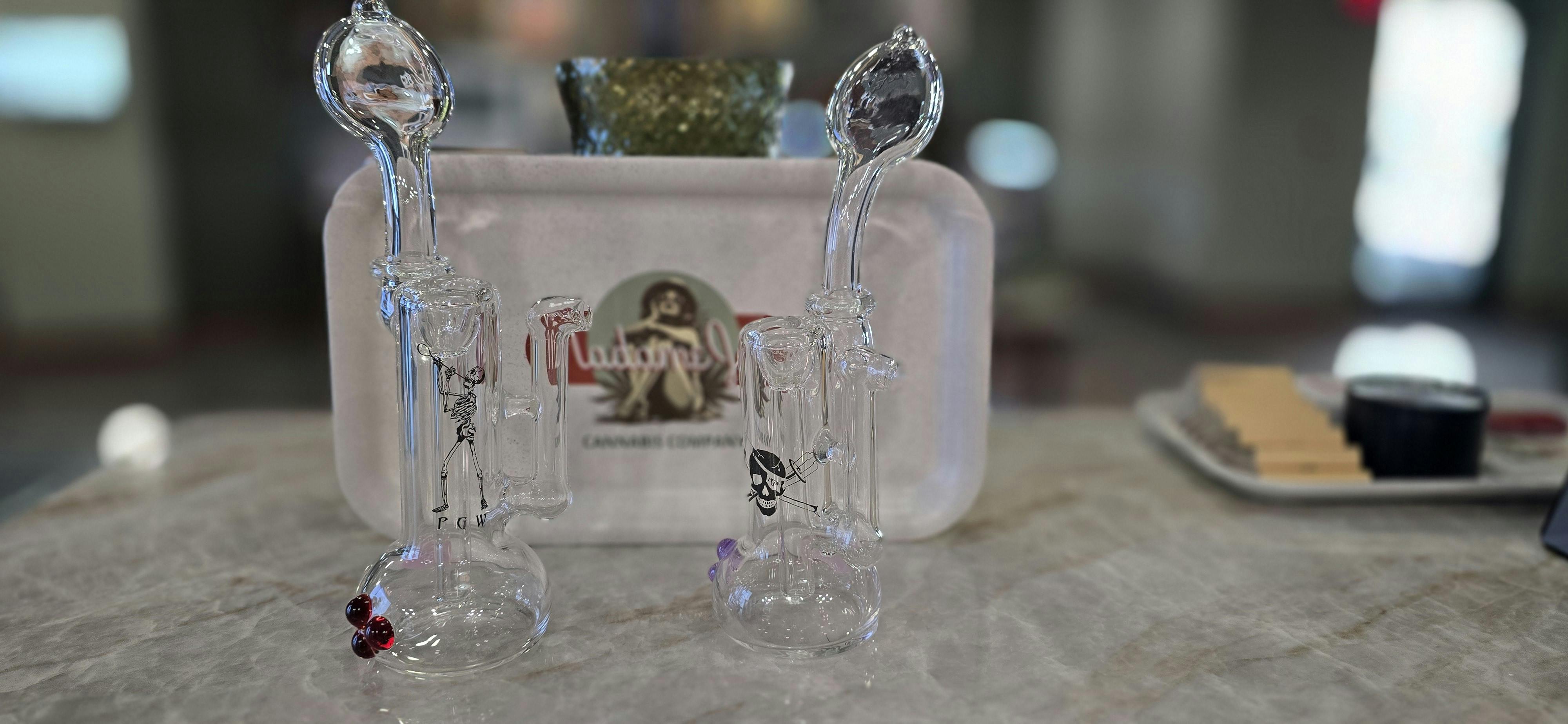 Product Prism Glass Works - Clear Bubbler w/ Snorkle Carb
