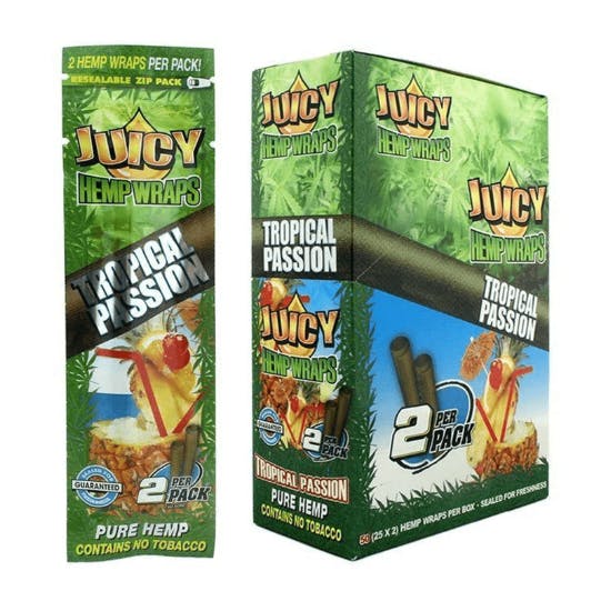 Product Juicy Jay's - Hemp Wrap - Tropical Passion - 2pk