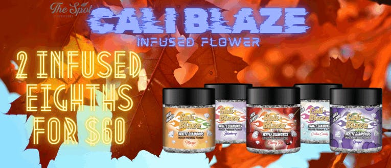 Cali Blaze Infused Eighths 2 for $60