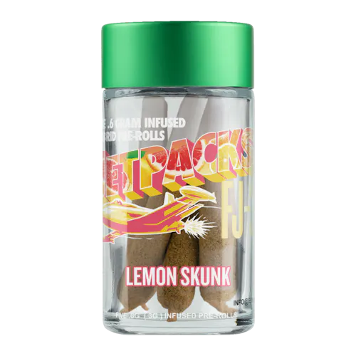 Jetpacks | FJ-3 Infused | Lemon Skunk | 5 Pack | .6g-active