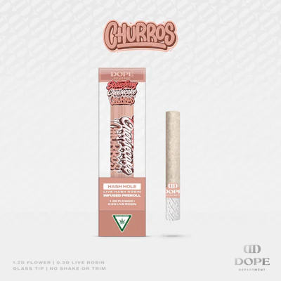 Dope Deprtment - 1.5g Infused Hash Hole - Strawberry Cheesecake