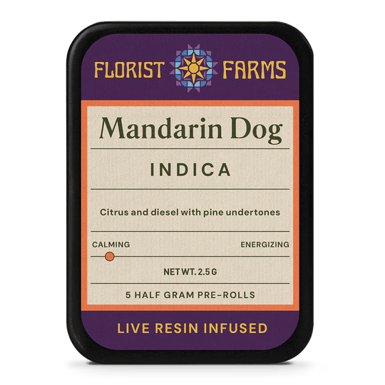 Florist Farms Mandarin Dog 5pk Live Resin