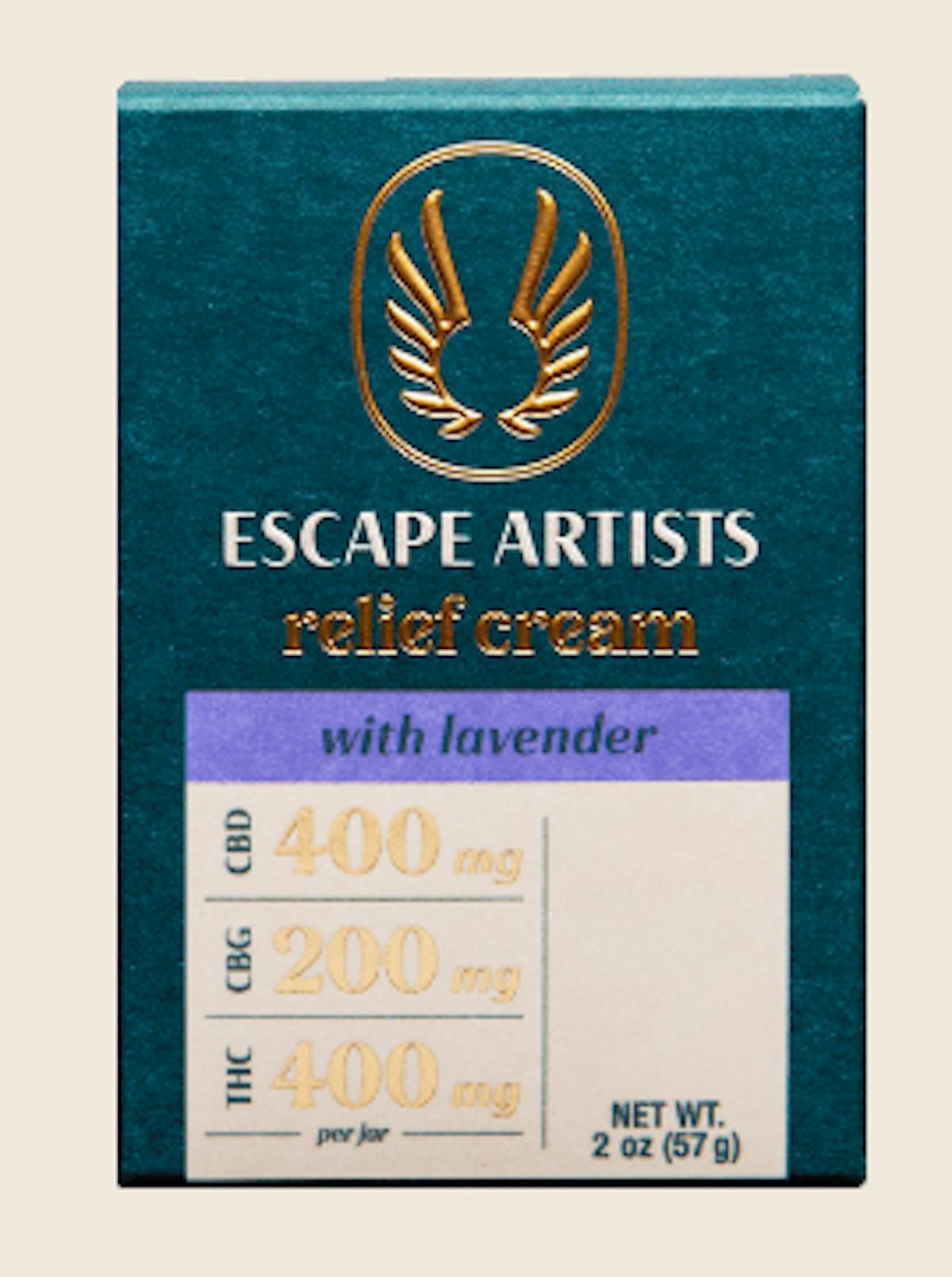 Photo of Escape Artists – Lavender Relief Cream (1:1) (CBD:THC) 2oz – 400mg