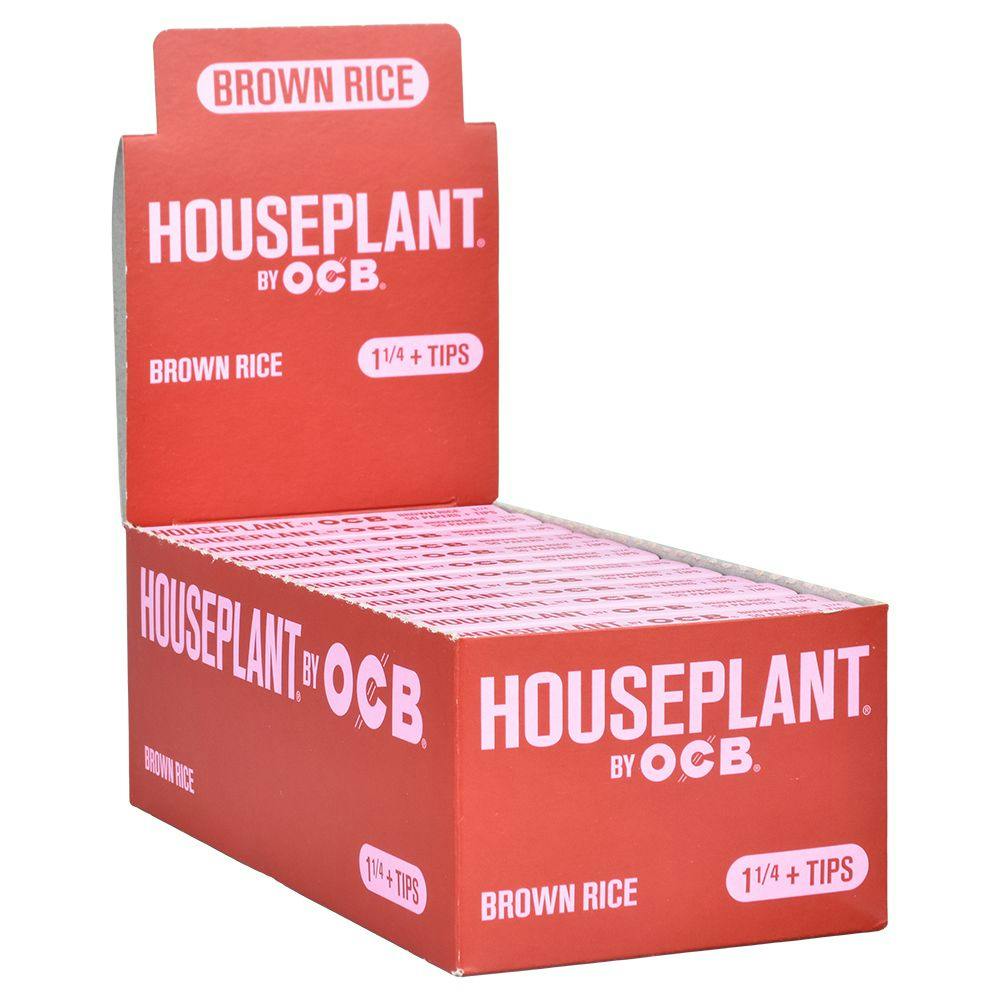 Accessories OCB Houseplant Brown Rice Papers + Tips
