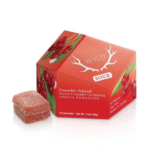 Wyld | Sour Cherry Indica Gummies