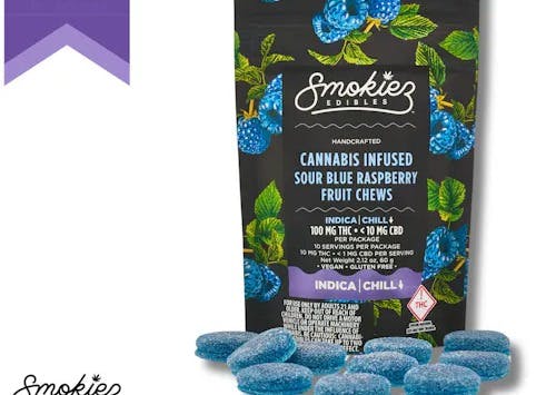 SOUR BLUE RASPBERRY CHEWS