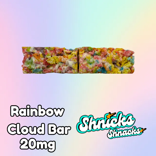 Shnicks Shnacks Cloud Bar Rainbow 20mg (hybrid, baked goods, 1g)