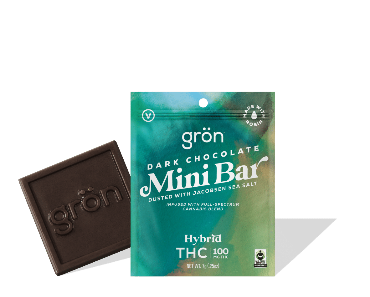 Grun - 100mg Rosin Mini Chocolate Bar - Dark Chocolate