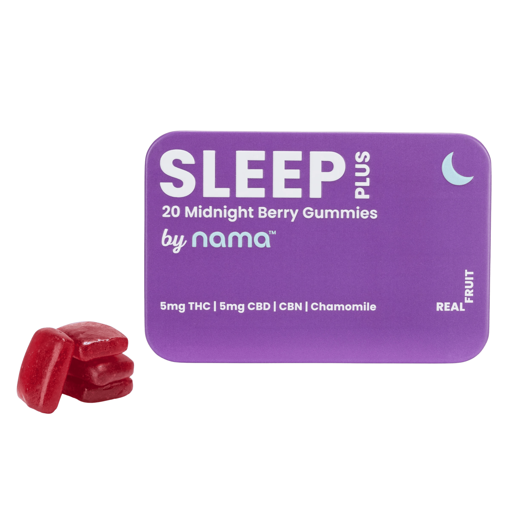 Nama - Midnight Berry Sleep Gummies - THC:CBD:CBN - 100mg image 0