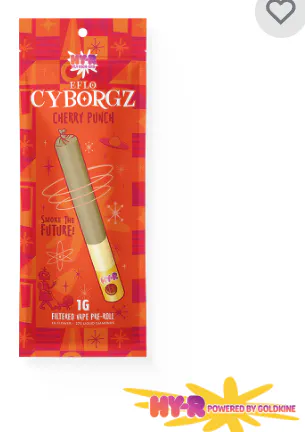 HY-R Cyborgz | Cherry Punch | Filtered Vape Infused Pre-Roll