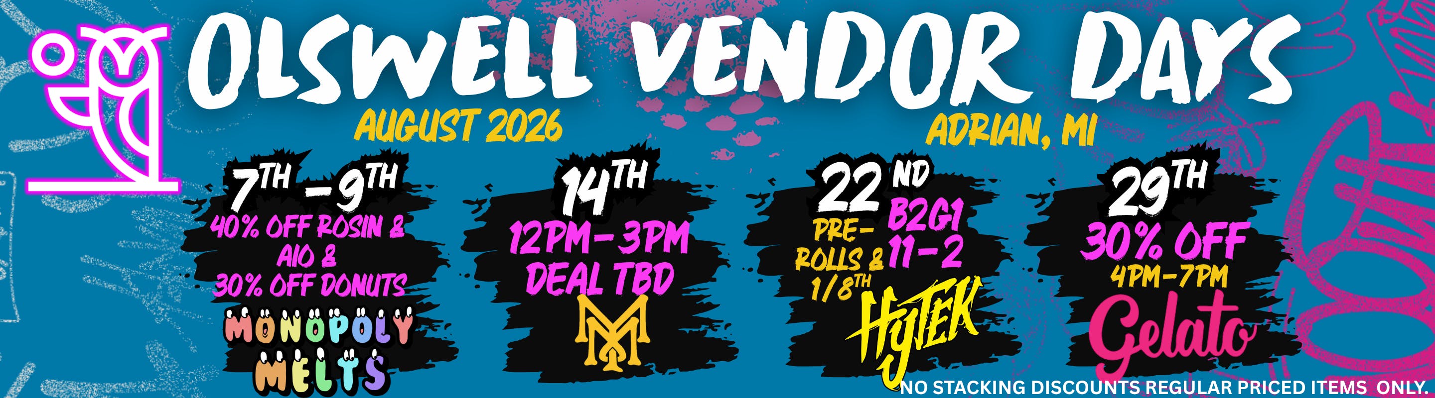 Vendor Days At Olswell Cannabis Co. Shop Cannabis Vendor Days