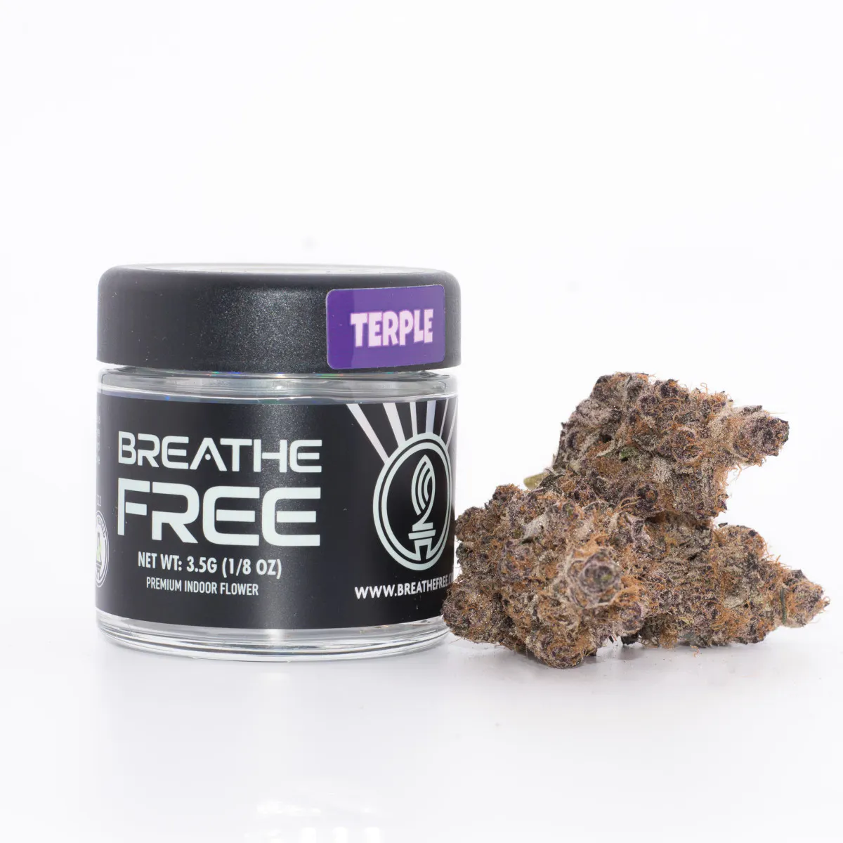 Breathe Free Terple 3.5g 1/8oz Flower | Breathe Free
