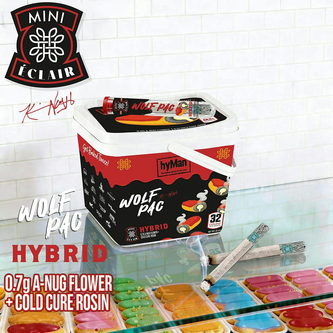Product: HYMAN | Mini Eclair Pre-Roll - 0.7g - Kevin Nash Wolf Pac