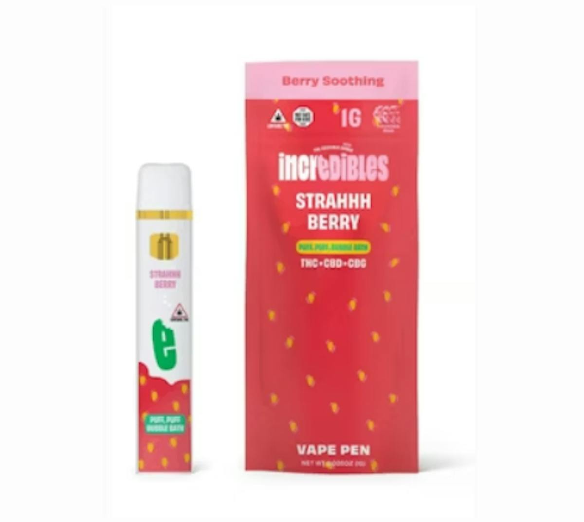 Photo of Incredibles Strawberry Relief 1g Disposable