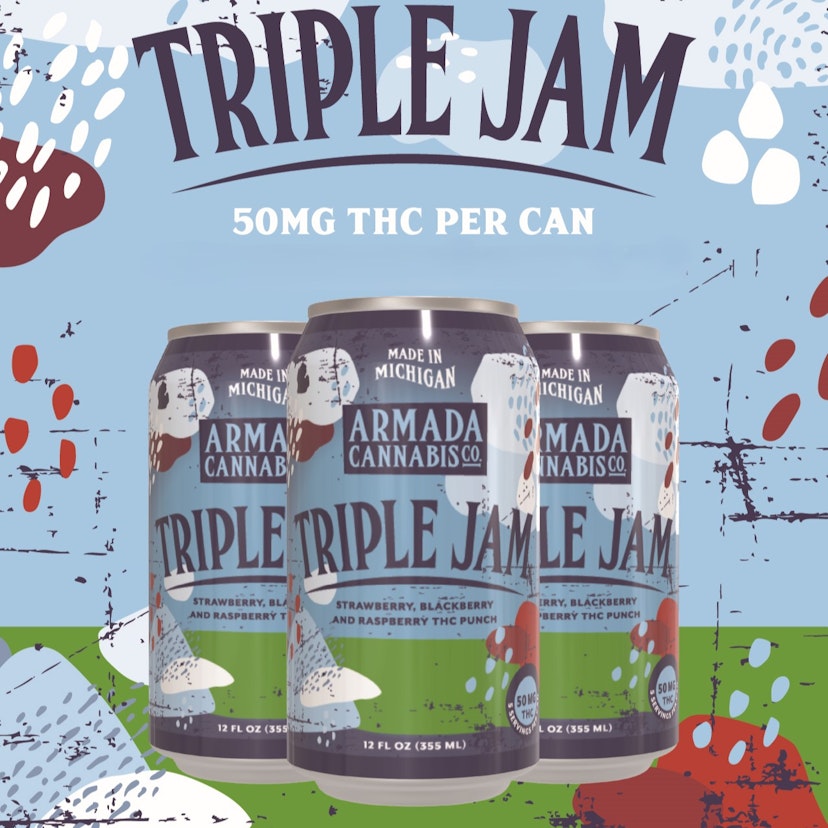 Armada Cannabis 50mg Sparkling Cider Triple Jam