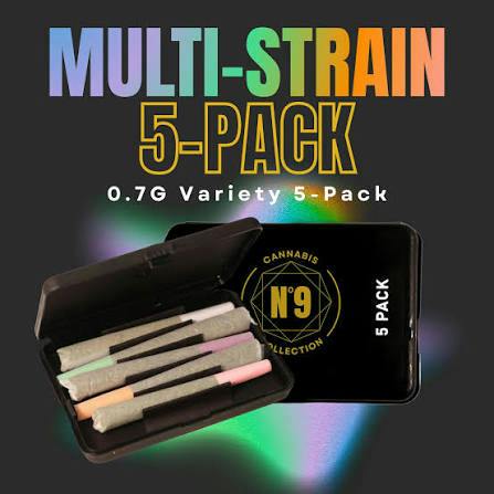 Product No.9 Variety Multipack | Pre Rolls | 0.7g 5pk