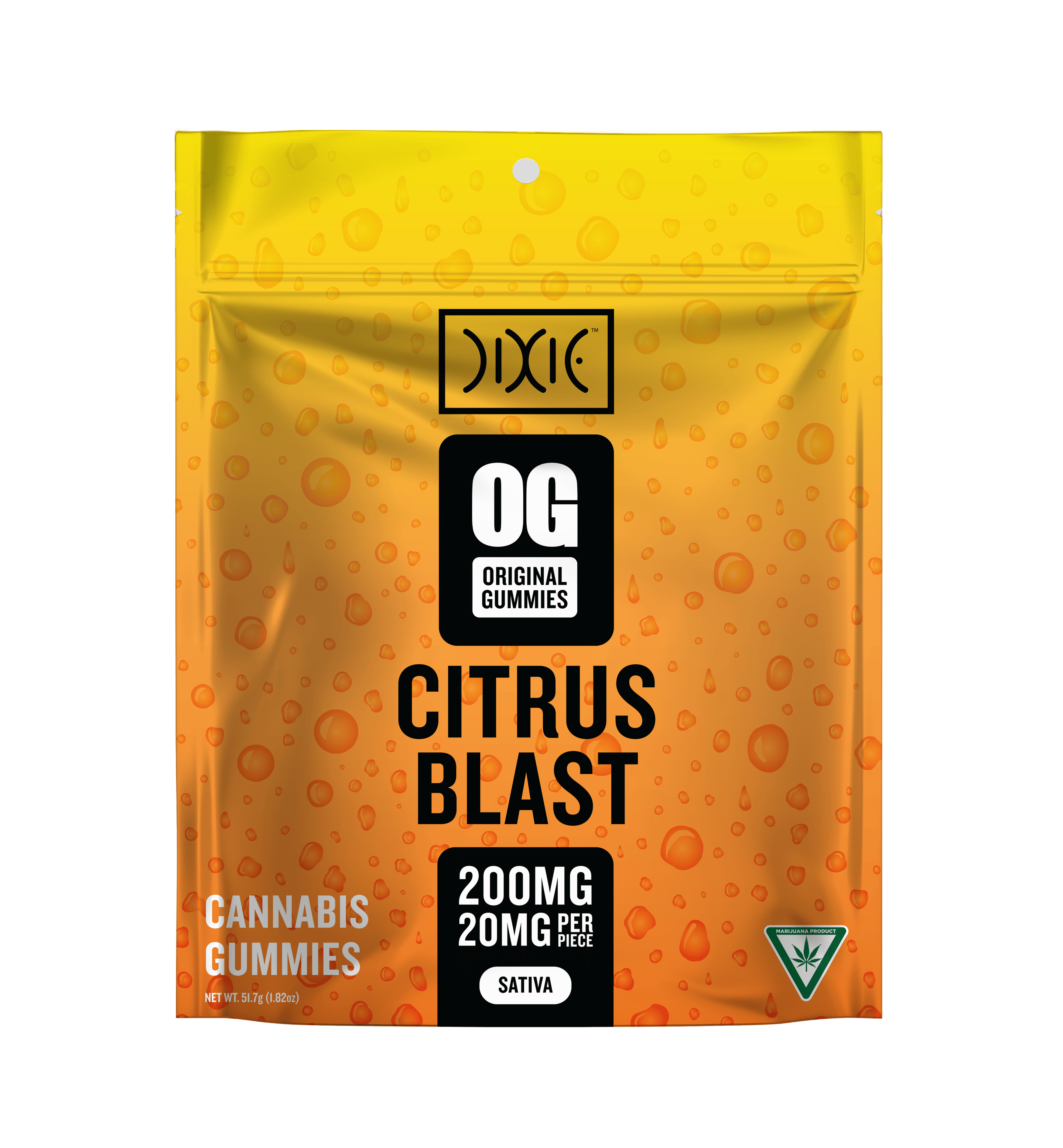 Buy Dixie - 200mg Gummies - Citrus Blast (S) Edibles Cannabis