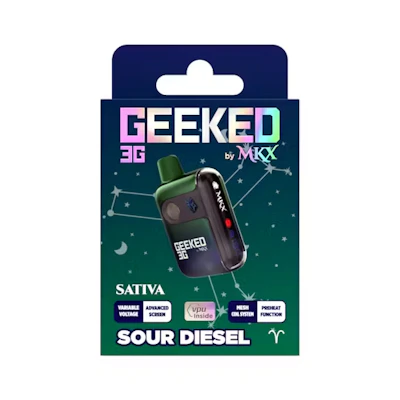 MKX - 3g Geeked Disposable - Sour Diesel (S)