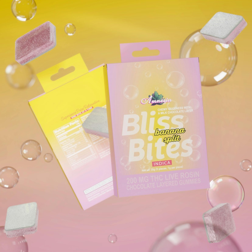 Amnesia - Banana Split Live Rosin Bliss Bites 200mg
