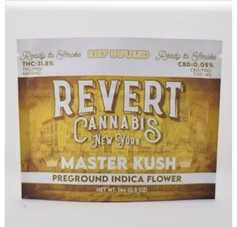 Revert | Master Kush | Pre-Ground Flower | 14g