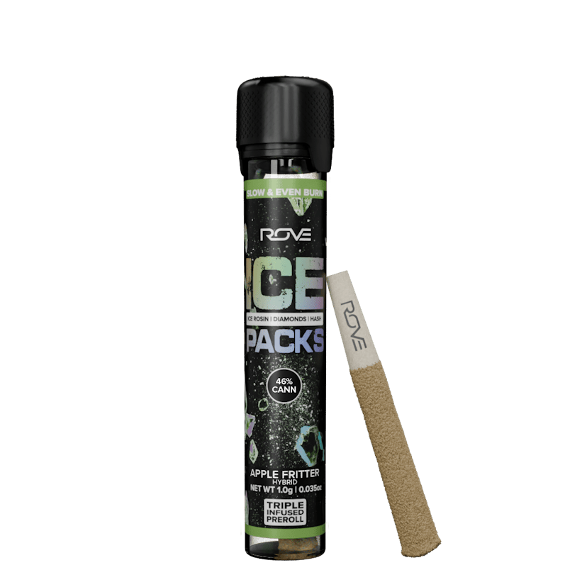 Apple Fritter - Infused Ice Packs (Rosin, Hash, and Diamonds) 1g