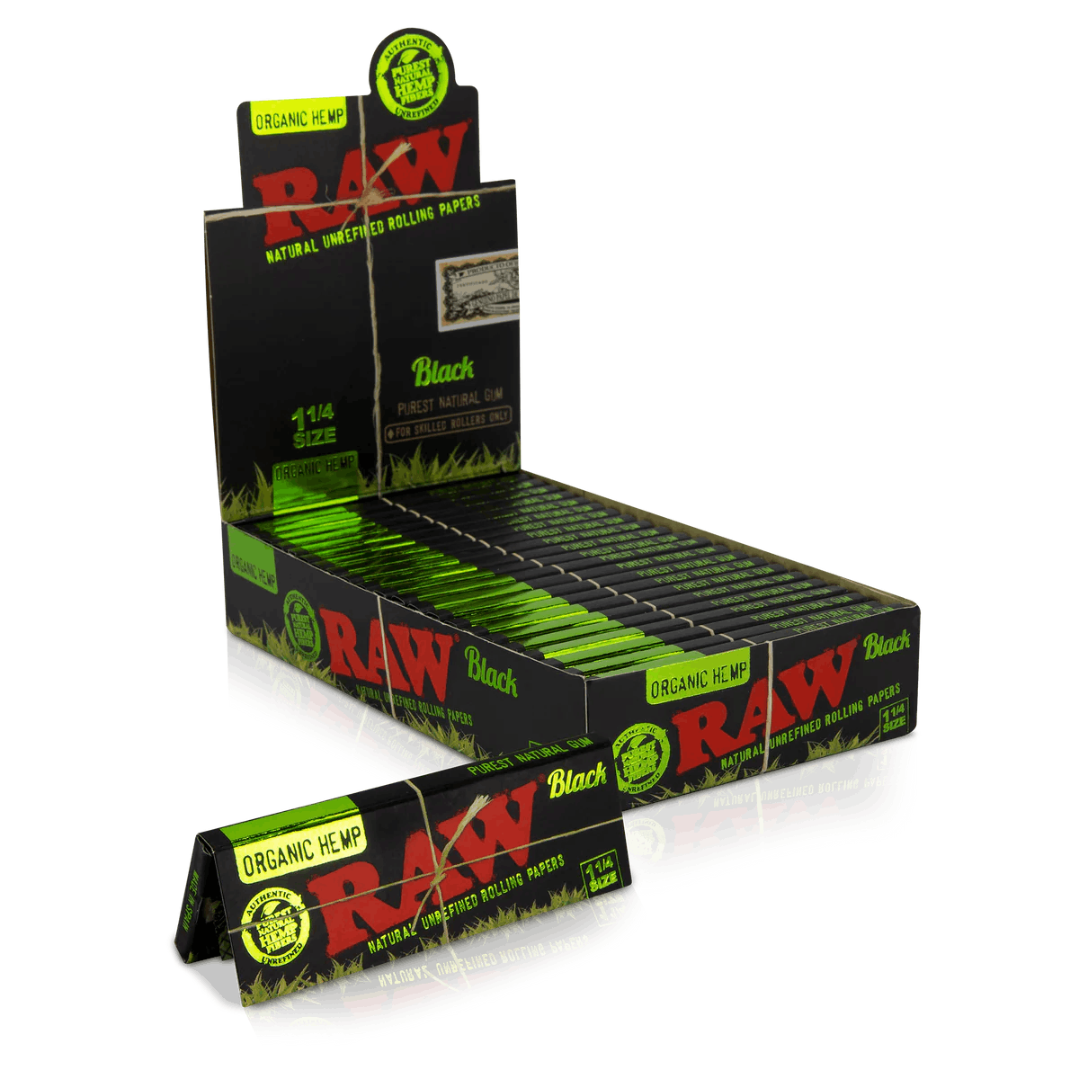 Product: RAW BLACK 1 1/4 Rolling Papers