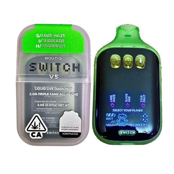 Lime Haze (S) x Slimeade (I) x Starfruit (H) - Boutiq Switch v5