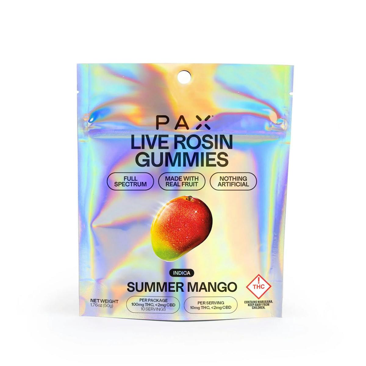 Photo of PAX | Rosin Gummies | Summer Mango (Indica)