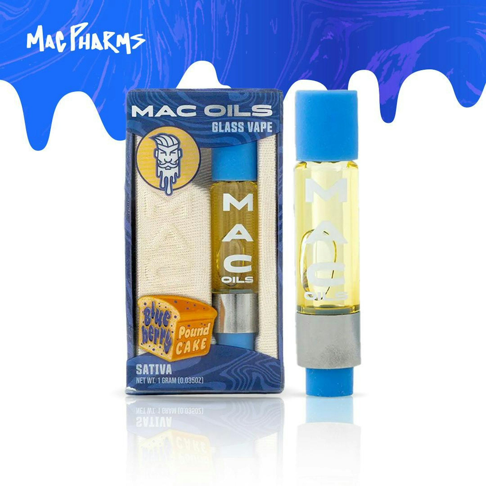 MAC Oils - Blueberry Pound Cake Cartridge