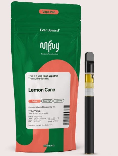 Lemon Cane Live Resin | Vape Pen | .5g by MFNY | Buy Online