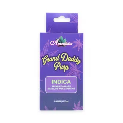 Amnesia - 1g Cart - Granddaddy Purple