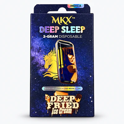 MKX - 2g Live Resin Disposable - Deep Fried Ice Cream (Deep Sleep) - DISPOSABLES by MKX Oil Co. at King of Budz
